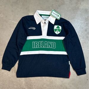 ☘️ NWT Lansdowne Ireland Rugby Shirt Youth Boys Girls Size 3 - 4